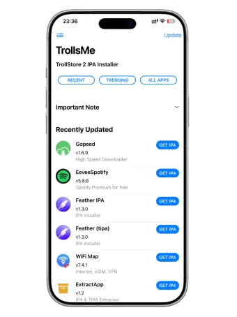 TrollsMe TrollStore Apps with iOSPack Pro