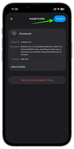 Bootstra AI Install Step 2