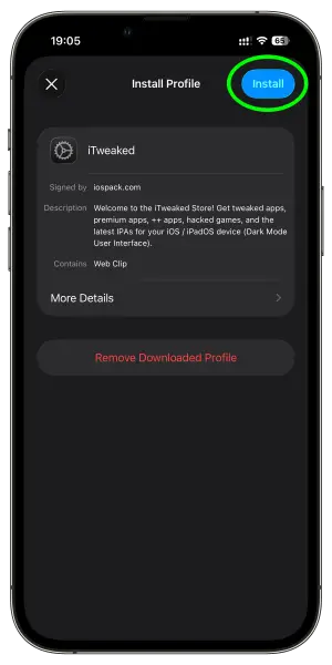 iTweaked Store Tweaked Apps Downloader